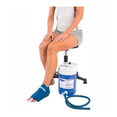 Fabrication Enterprises AirCast CryoCuff Medium Foot Cuff with Gravity Feed Cooler 11-1552